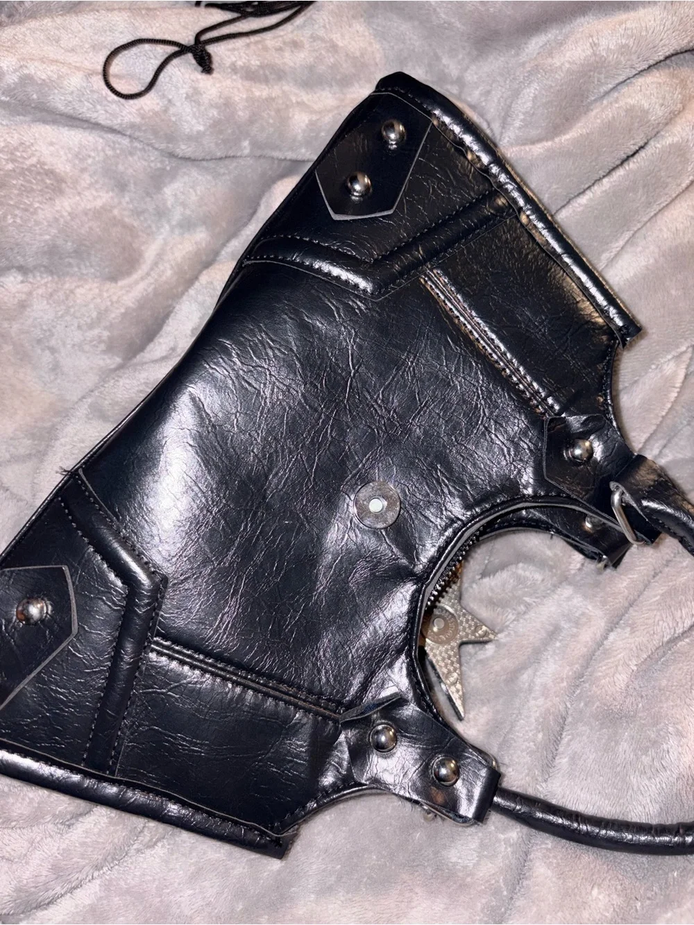 Black Star Accent Women’s Handbag